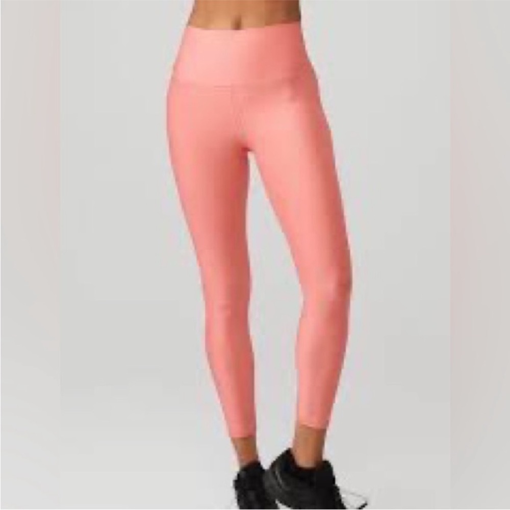 Alo Airlift Strawberry lemonade HighWaisted Leggings S Large NWOT SOLDOUT COLOR - Picture 2 of 5